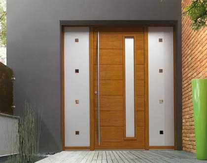 Partenaire Arcades et Baies, pose de porte d'entrée bois, pvc et alu, porte bois, pvc et alu vitrée, porte bois, pvc, alu avec volet roulant